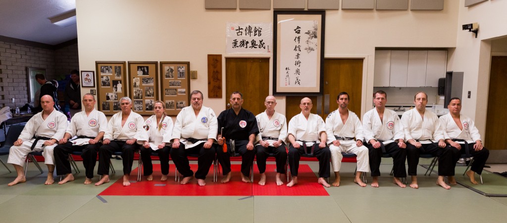 Instructors of the Kodenkan, 2013, including Prof. Clive Guth