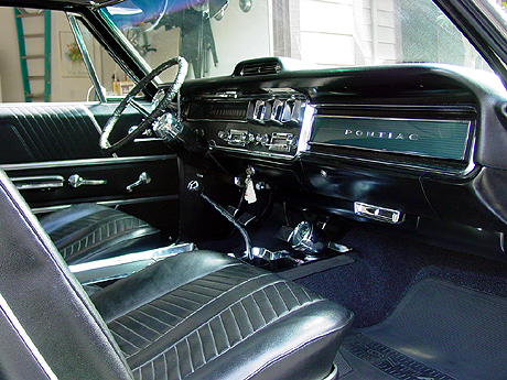 Passenger side view of interior of the 2+2 now