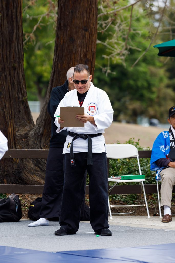 Sensei Guillermo Hernandez, Jr. readied the team and coordinates the demonstration